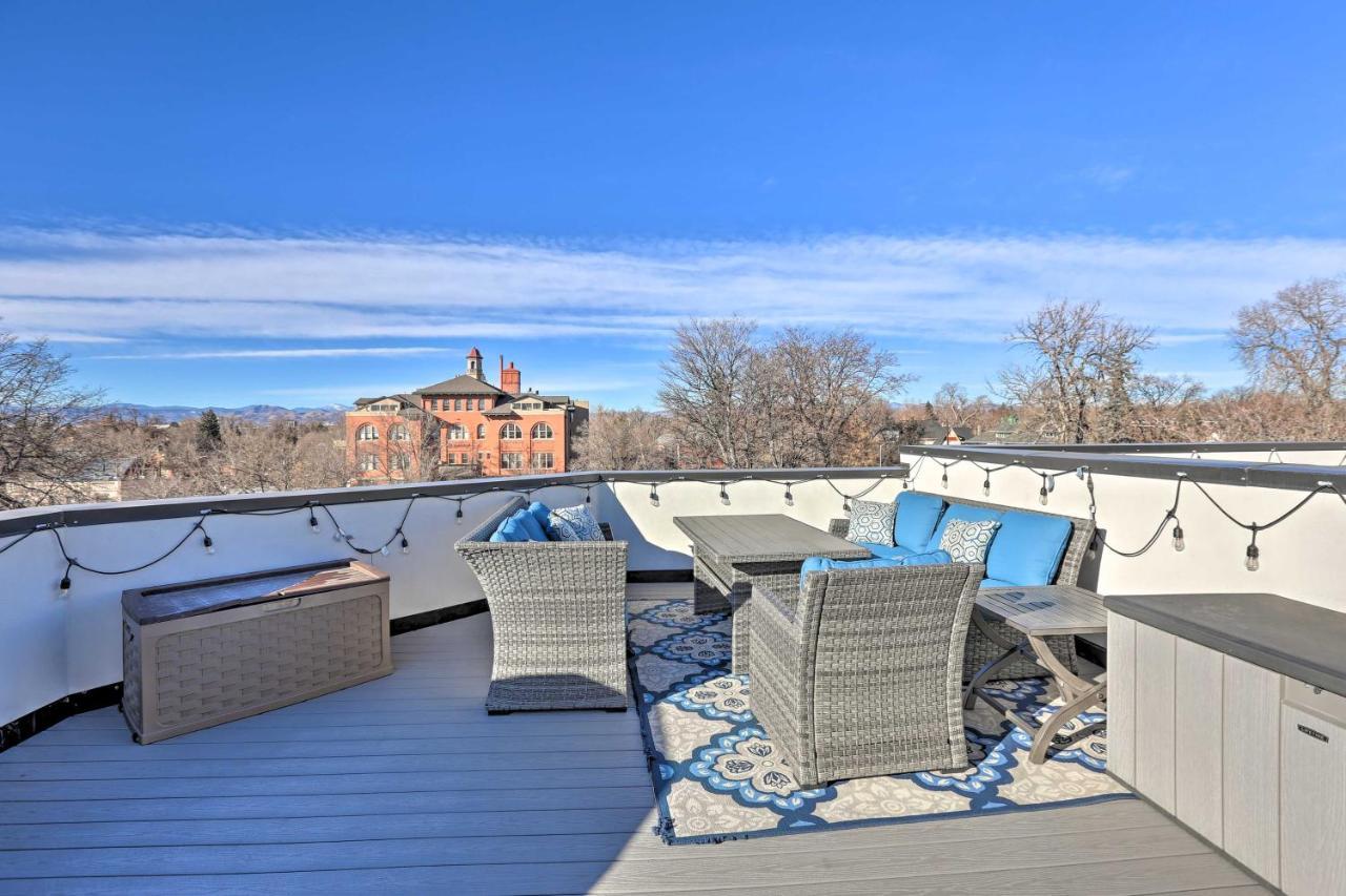 Denver Townhome With Rooftop Deck Walk To Mile High Luaran gambar