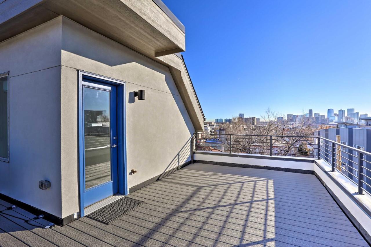 Denver Townhome With Rooftop Deck Walk To Mile High Luaran gambar